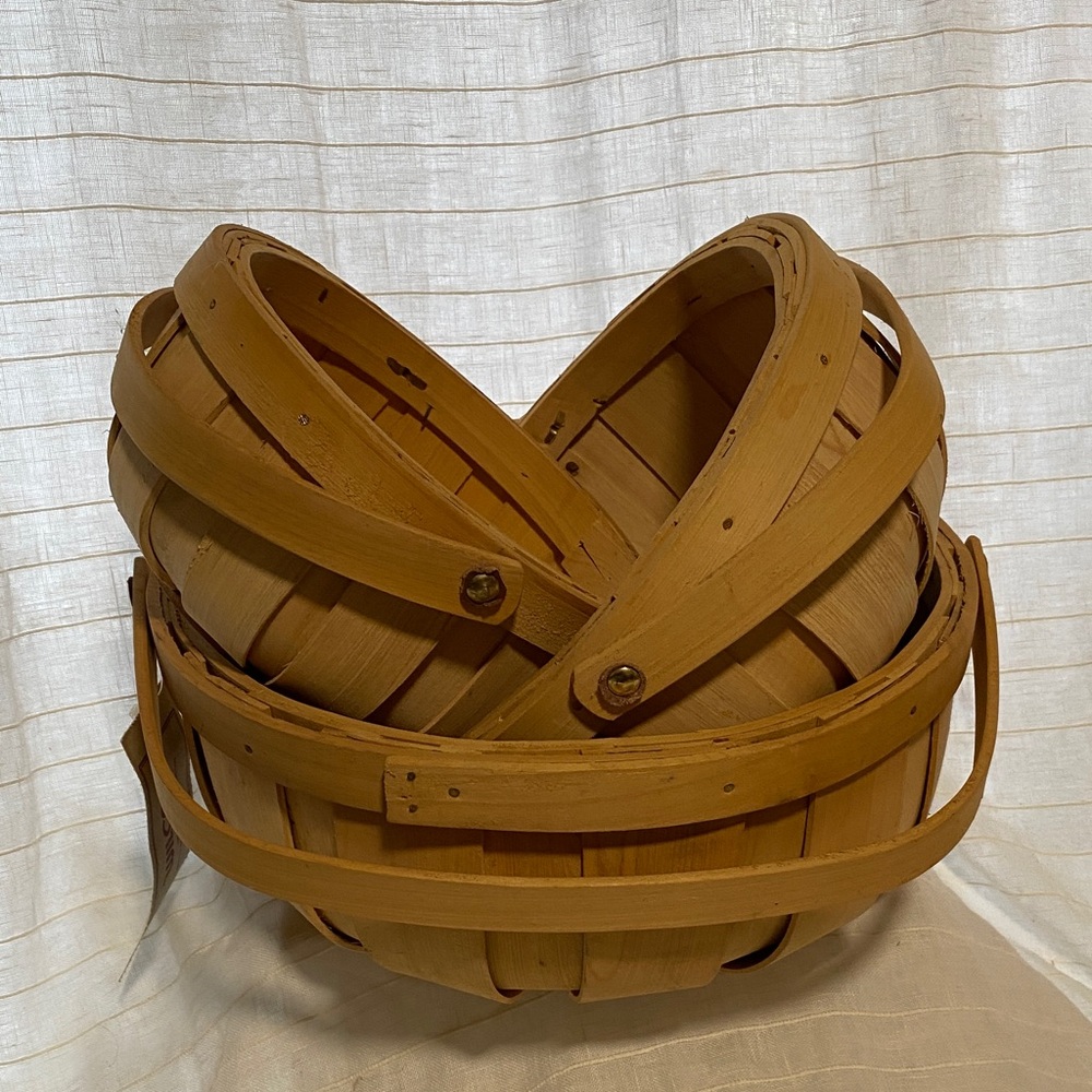 Wilco  Natural set of 3 Wooden Basket